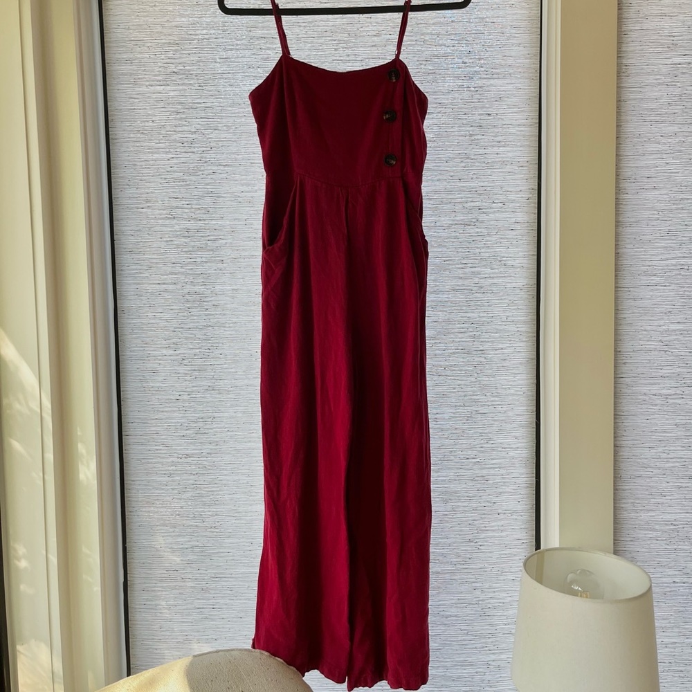 Casual Maroon Romper